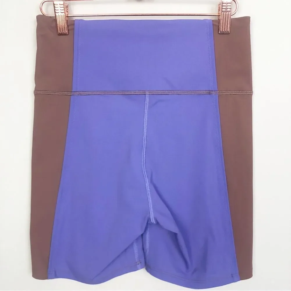 LULULEMON | Hike to Swim 6” Bike Shorts Purple & Brown Women’s Size S/M